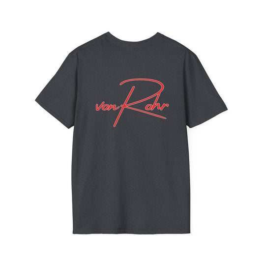 vonRohr black/red Unisex Softstyle T-Shirt